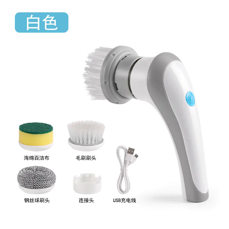 Multi-Functional Electric Kitchen Cleaning Brush with USB